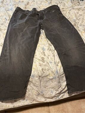 Goodfellow & Co Black Washed Straight Fit Jeans